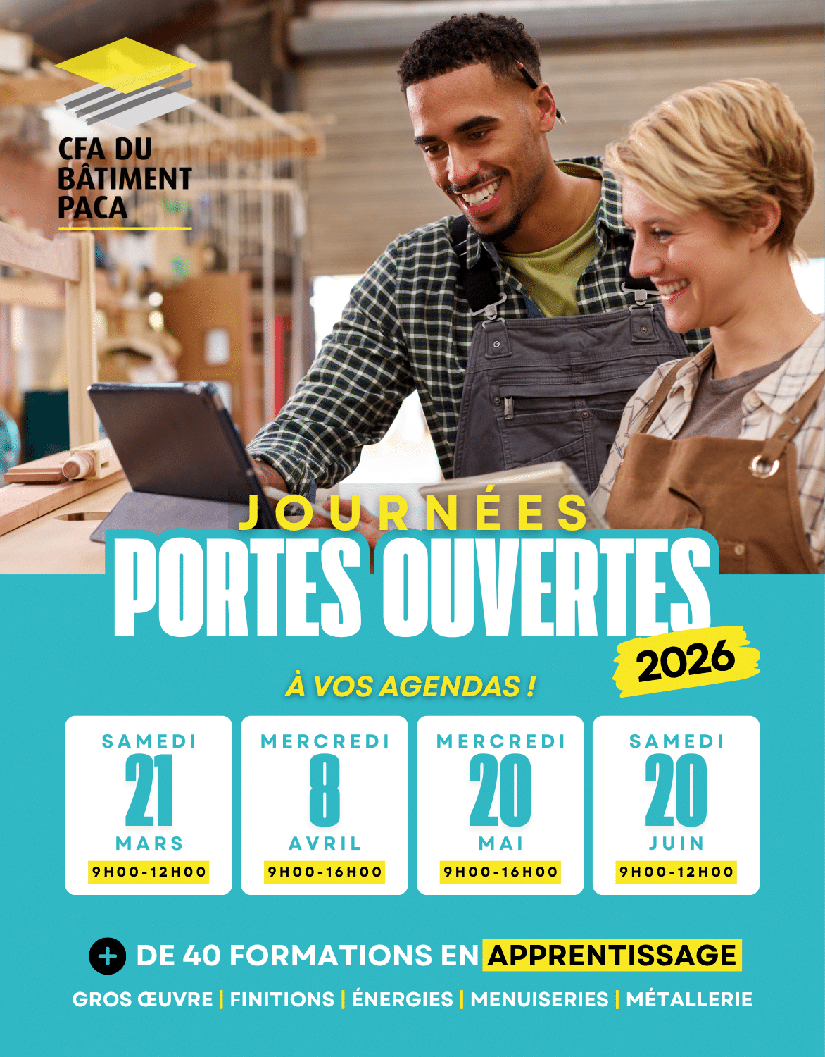 JPO 2026 CFA du Bâtiment