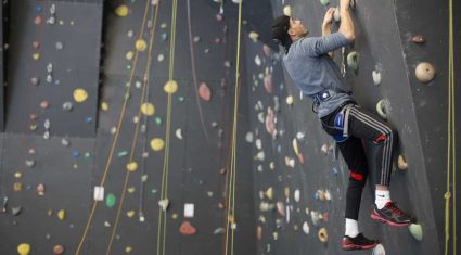 Mur d'escalade du CFA d'Antibes